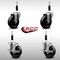 Service Caster 4'' SS Phenolic Wheel Swivel 7/8'' Expand Stem Caster Set 2 Brakes, 4PK SCC-SSEX20S414-PHS-2-TLB-2-78 - alternate 4